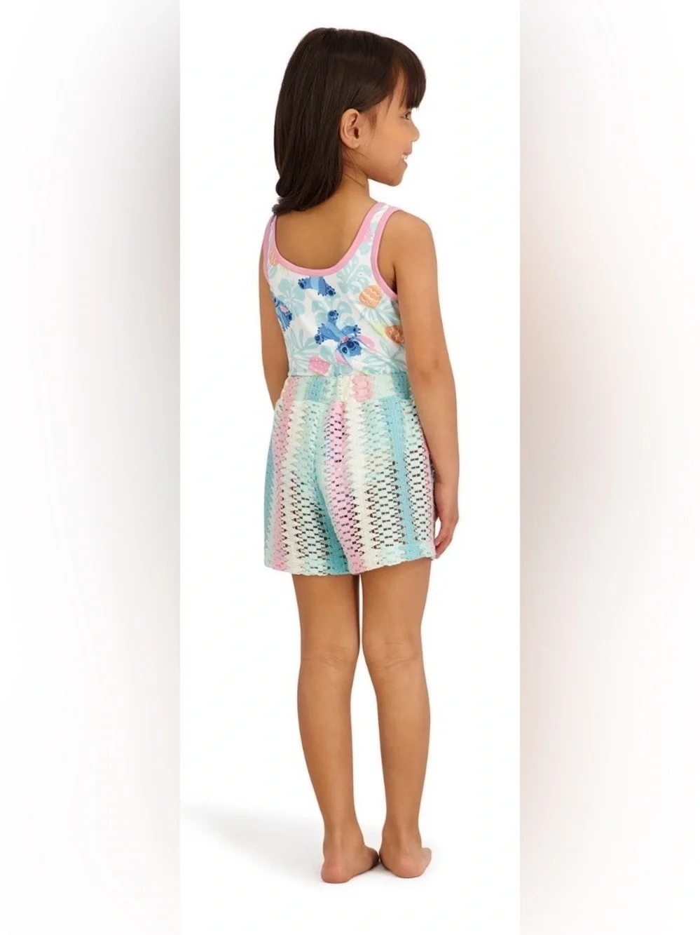 NWT - Disney Toddler Girl’s Stitch Resort Swim Set